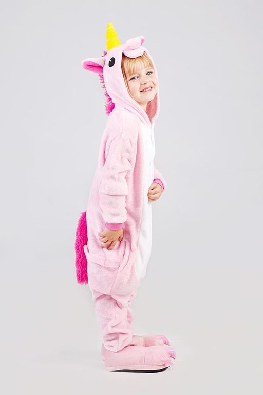 Пижама кигуруми розовый Единорог (детская)