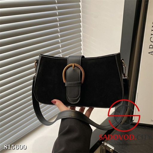 Сумка из мягкой эко-замши с кожаными вставками - Bruno фото 2