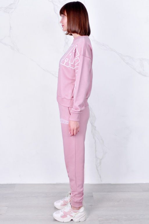 Арт. 2506 Костюм с брюками женский 44-52 (5 шт) Цвет:пудра - Калинка фото 38