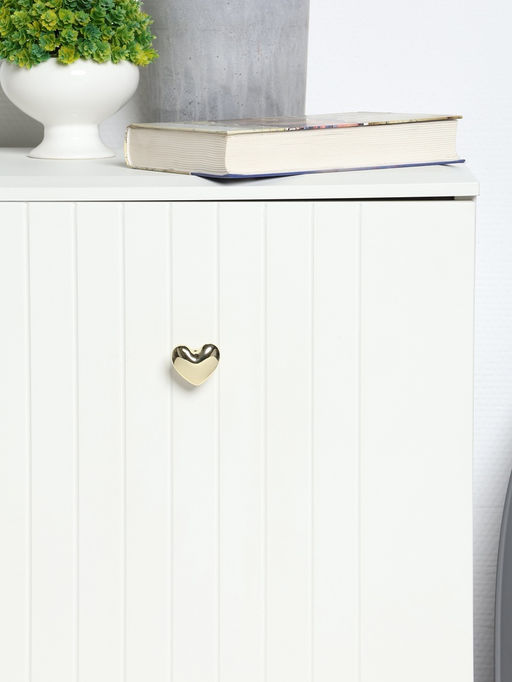 Ручка-кнопка CAPPIO HEART, цвет золото