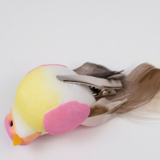 Цена за 6 шт. Декор на прищепке «Птица», МИКС, 8.5×2, 5×3 см