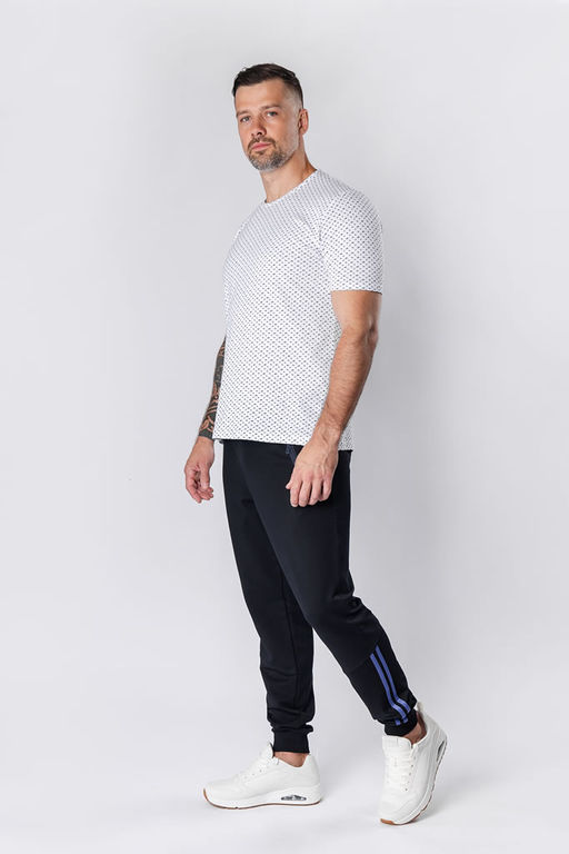 Брюки без начёса из футера двунитки