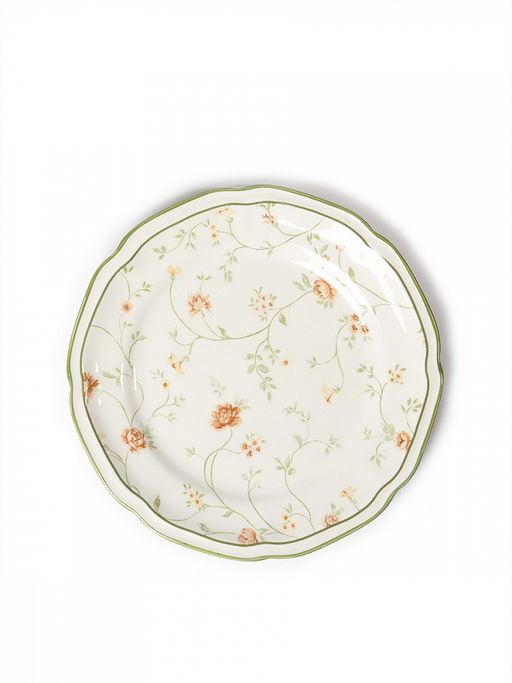 Тарелка плоская D21,7 белый фарфор