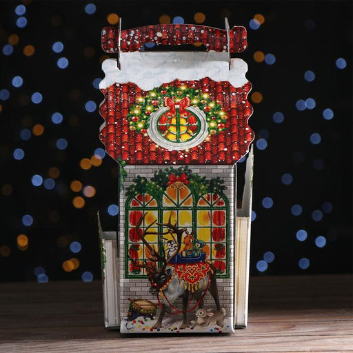 Цена за 5 шт. Подарочная коробка С Сантой, 18,8 х 14,6 х 29,7 см - Simaland фото 3