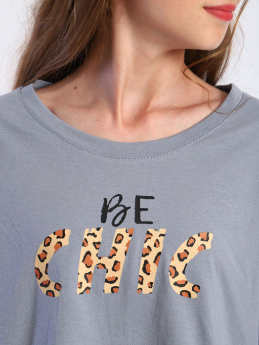 Футболка Чика серый - Ладошки фото 3