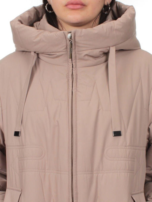1073 DK. BEIGE Пальто зимнее облегченное женское (холлофайбер 150 гр.) - Fashion фото 4