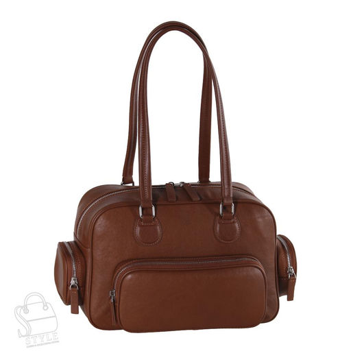 Сумка женская кожаная 260NN brown Natale Navetta
