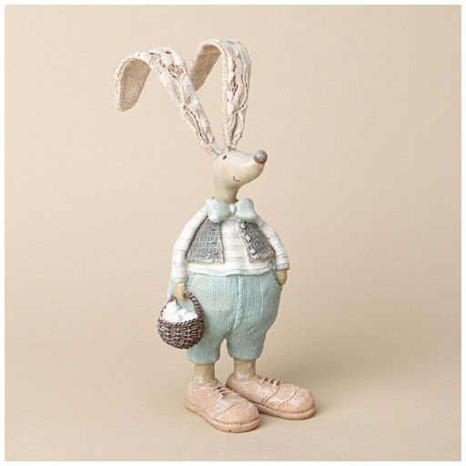 ФИГУРКА ДЕКОРАТИВНАЯ КРОЛИК 9.5*6.5*28 СМ - Lefard фото 6