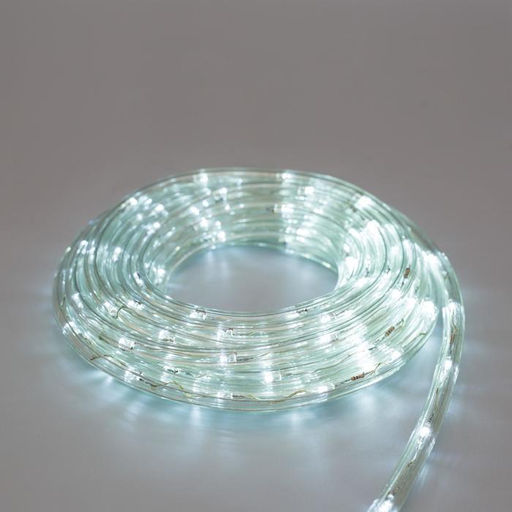 Световой шнур Luazon Lighting 10 мм, IP65, 5 м, 24 LED/м, 220 В, 8 режимов, свечение белое  фото 4