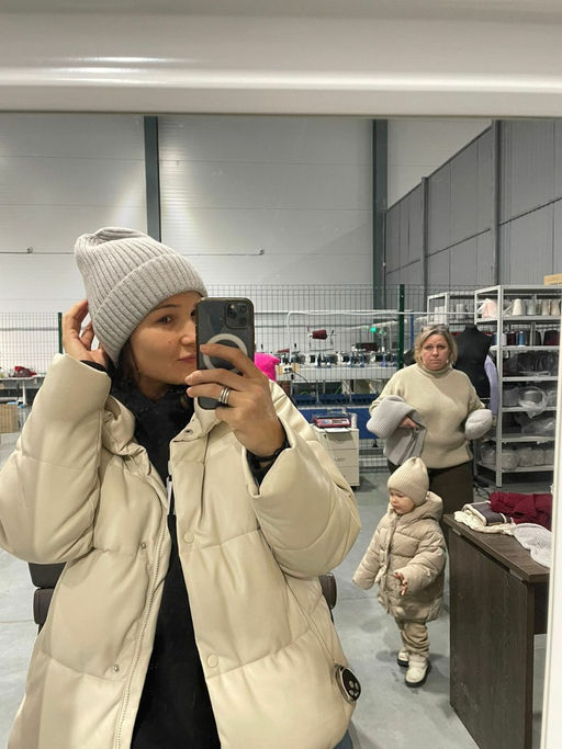 Шапка вязанная 50% АКРИЛ И 50% ХЛОПОК - Knitka wear фото 3