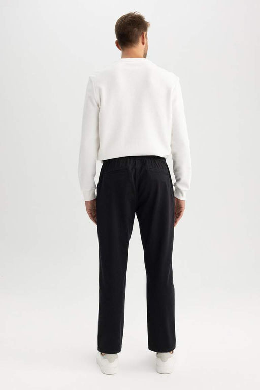 Прямые флисовые брюки Jogger - Defacto фото 7