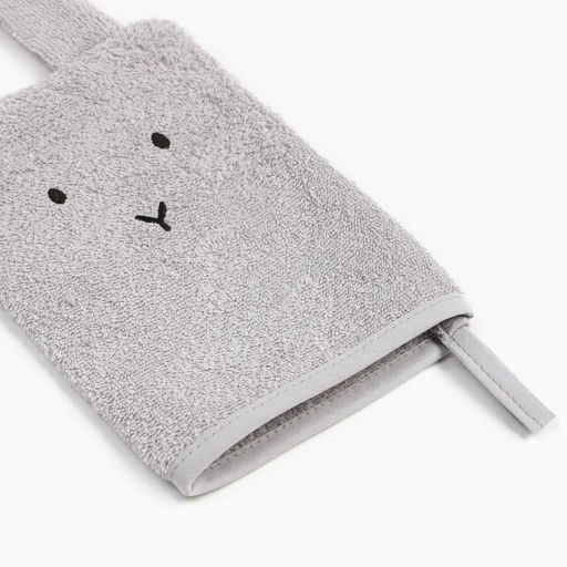 Набор Крошка Я (полотенце-уголок, рукавица, нагрудник), серый, 100% хл, 360 гр/м2  фото 7