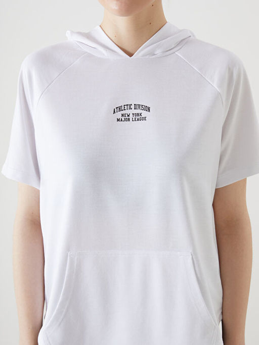 Kap??onlu Bask?l? Kad?n Spor Ti??rt