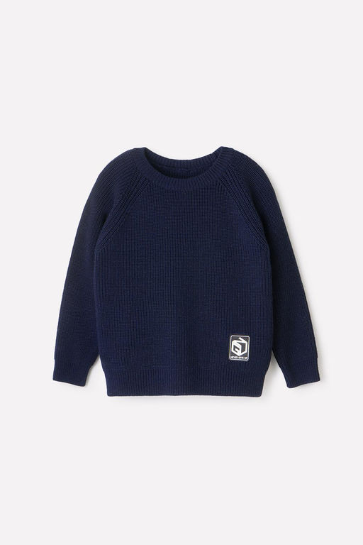 КВ 30123/ш/темно-синий джемпер д/мал яс