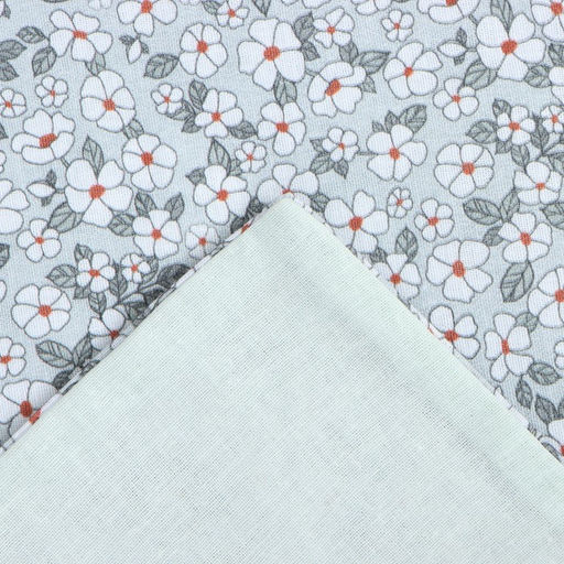 Постельное бельё Этель 2 сп Small flowers, 175х215 см, 200х220 см, 50х70 см -2 шт, поплин  фото 11