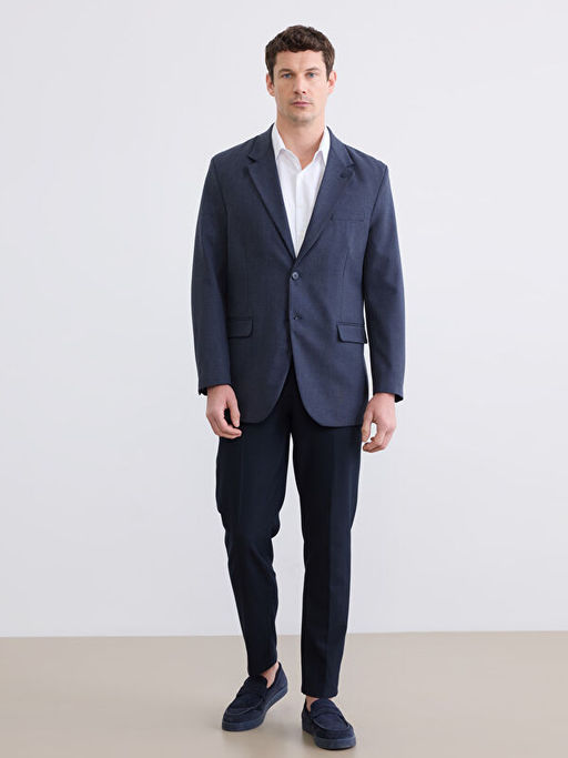 Regular Fit Klasik Yaka Erkek Blazer Ceket
