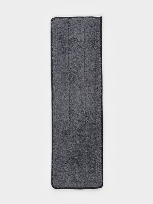 Швабра с отжимом и водосгоном Raccoon, 2 насадки из микрофибры 39×12 см, стальная ручка 130 см