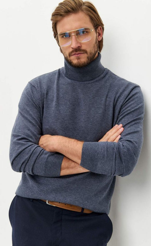 Водолазка F321-15318 blue - Fine joyce фото 2