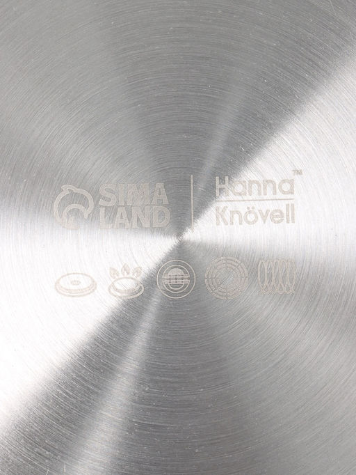 Сковорода 3Ply Hanna Knövell, d=20 см, h=5 см, толщина 2.2 мм, индукция, антипригарное покрытие, нержавеющая сталь