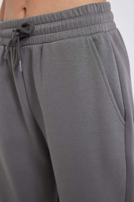 Длинные толстые спортивные штаны Jogger стандартной посадки с эластичной окантовкой по ноге - Defacto фото 5