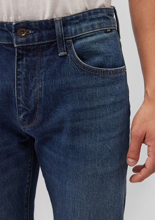 London Regenerative Koyu Mavi Denim Jean Pantolon  фото 6