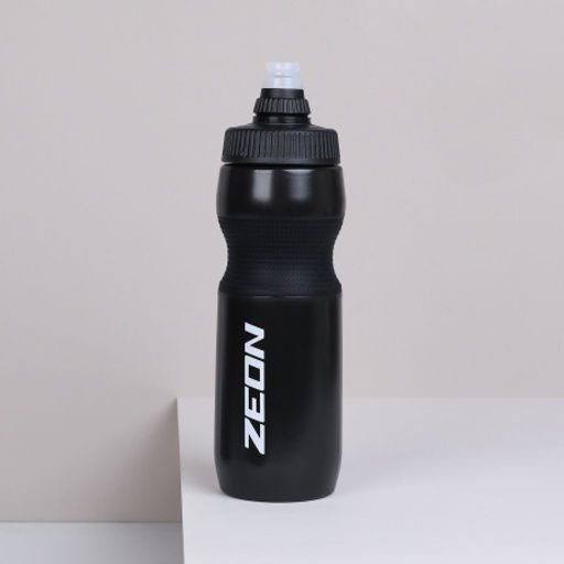 Бутылка для воды велосипедная ZEON WB225 гоночная, антискольз, NEW кэмэлбак, пищевой hi-quality PP, 750ML цвет black/уп100 - Галеонтрейд фото 4