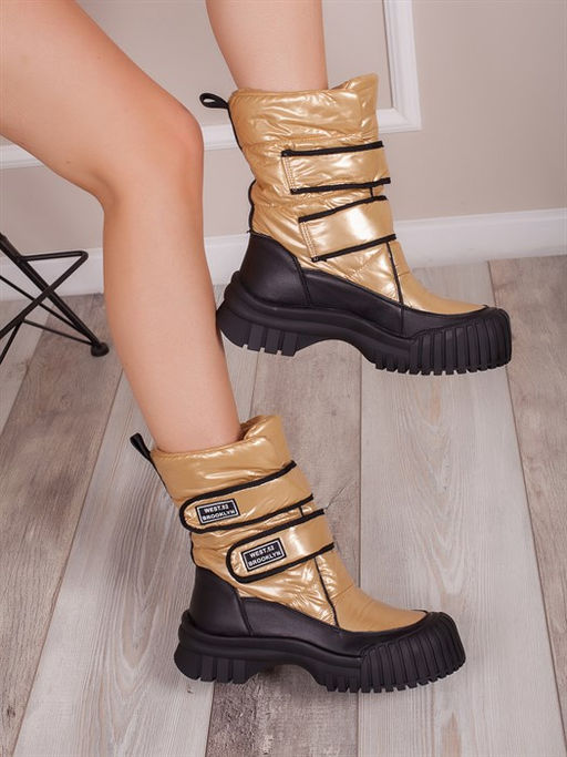 Дутики трендовые зимние на массивной подошве на любой возраст и на холодную зиму YPM8346J - Piniolo фото 2