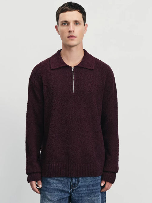 Джемпер relax fit на молнии / Zarina