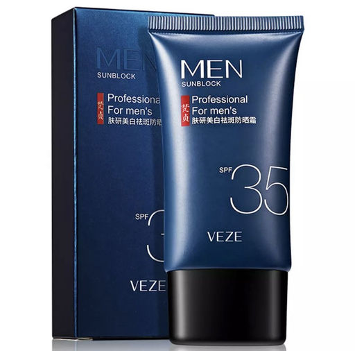 VEZE Солнцезащитный крем мужской для лица и тела, SPF 35, 40 мл - Sadoer фото 2