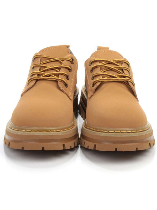 03-P8204-1 BROWN Полуботинки женские (натуральная кожа, нубук) - Фабричный китай фото 8