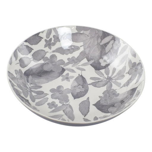 BLOOMING Тарелка суповая 20 см серая арт. DMD242