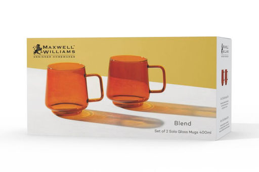 Набор кружек Blend Sala, янтарный, 0,4 л, 2 шт - Maxwell & Williams фото 4