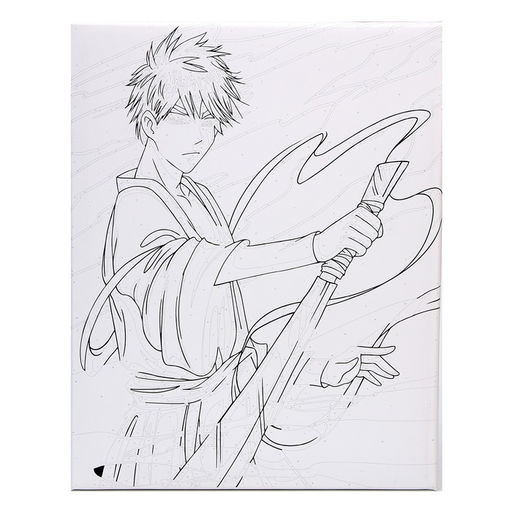 Картина по номерам на холсте с подрамником Воин с клинком, 40 50 см - Школа талантов фото 3