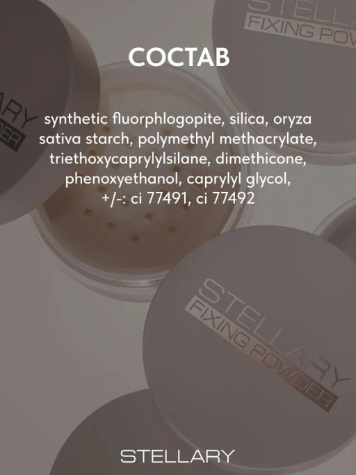 STELLARY Пудра рассыпчатая фиксирующая / Perfect matte fixing powder тон 02  фото 7