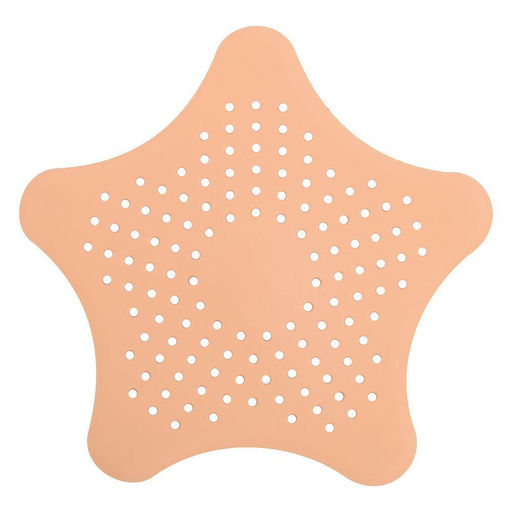 Ситечко-улавливатель волос для ванны 15х15см, силикон DH34-121