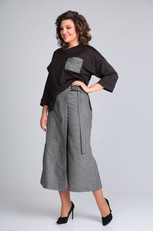 Костюм Michel Chic 1317/1 черный, темно-серый фото 2