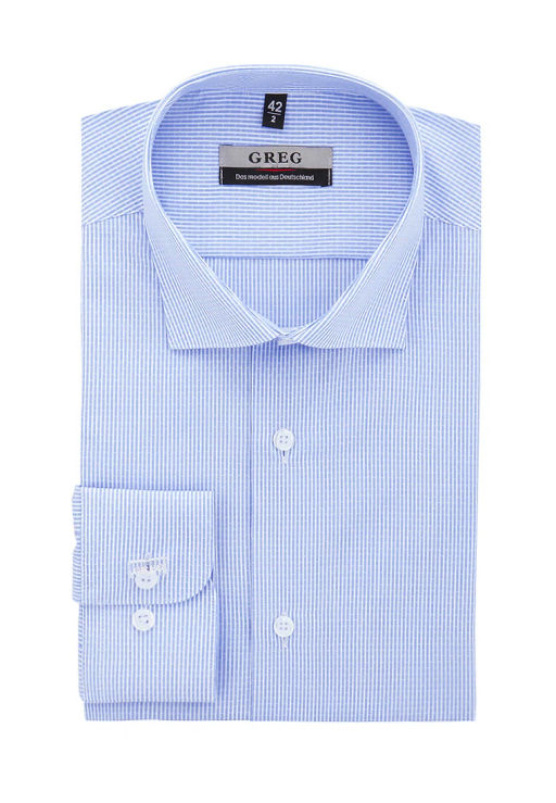 Сорочка мужская длинный рукав GREG 211/199/257/Z  фото 11