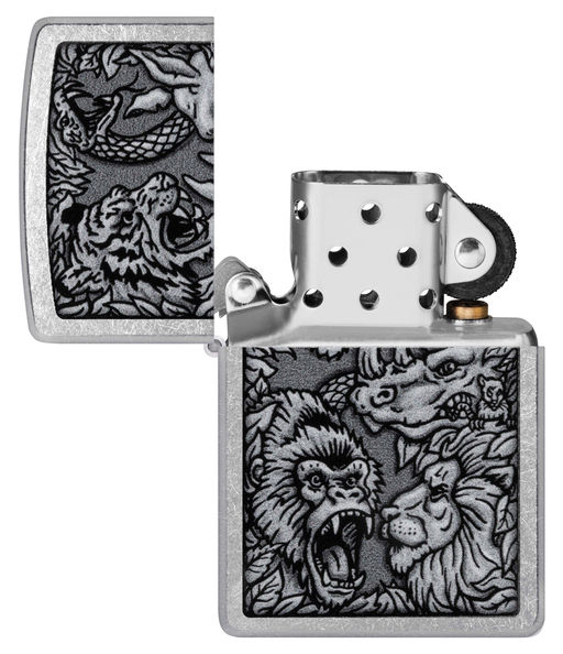 Зажигалка ZIPPO Джунгли | Jungle Design 48567  фото 4