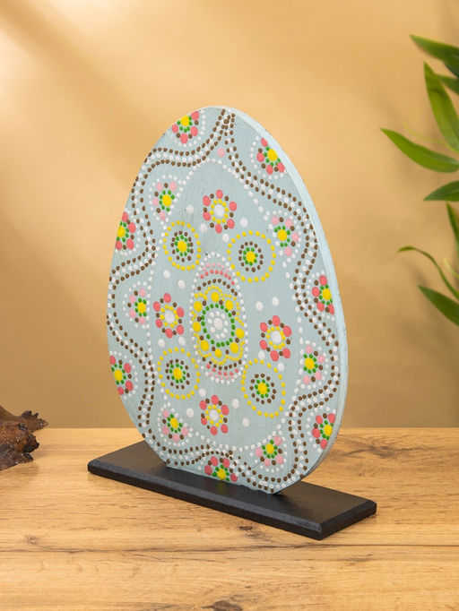 Сувенир «Яйцо», 20×6×26 см, МДФ, серый