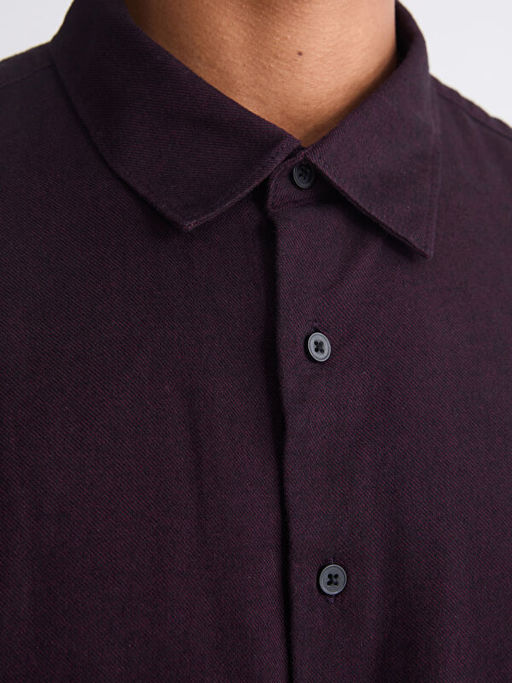 Regular Fit Uzun Kollu Gabardin Erkek G?mlek