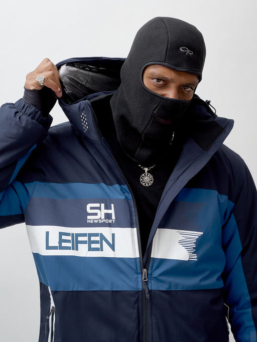 Горнолыжный костюм мужской зимний темно-синего цвета 370TS - Leifensh фото 22