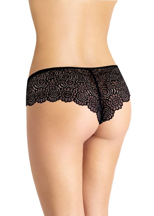 CLE BR829 Трусы жен. Кружево хлопок чёрный - Clever wear фото 2