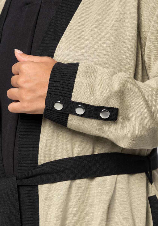 Кардиган, бежевый - Sheego фото 6