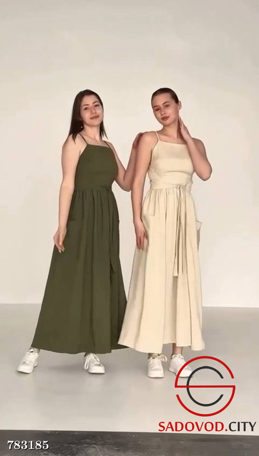 Женское летнее макси платье