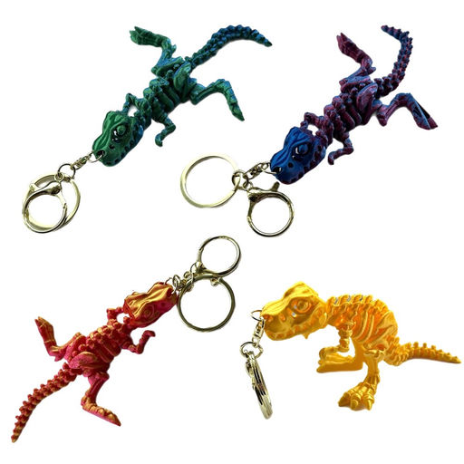 3D динозавр (FJ-5209) на брелке