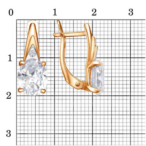 СЕРЬГИ 34815113Дф - Красная пресня фото 4