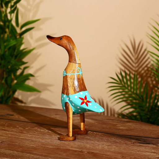 Сувенир «Утка в купальнике», 25 см, дерево