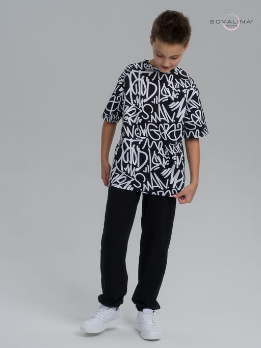 Костюм Daily men надписи-черный - Sovalina фото 11