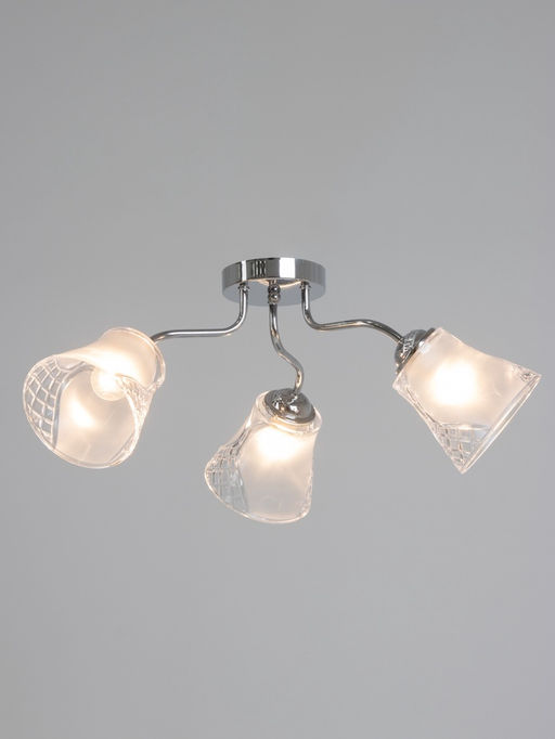 Люстра 12275/3CR, 3×40 Вт, E27, 62×18×20 см