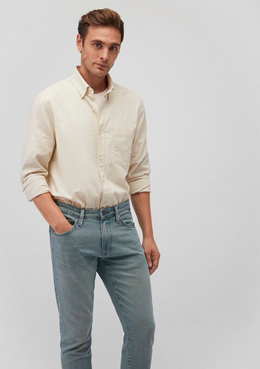 Beyaz Gomlek - Mavi фото 2